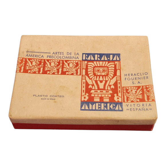 Heraclio Fournier Arts of Pre-Columbian America Playing Cards Spain‎ - Picture 2 of 3